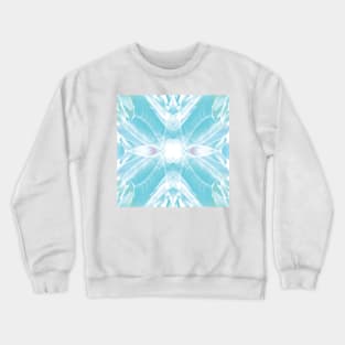 Abstract Flower Pattern Crewneck Sweatshirt